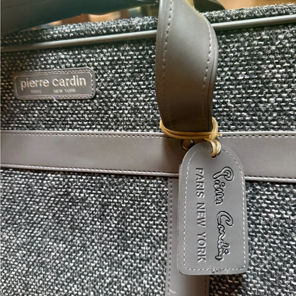 Pierre Cardin‎ 3 Piece Travel Bag Suitcase Set in Grey Tweed